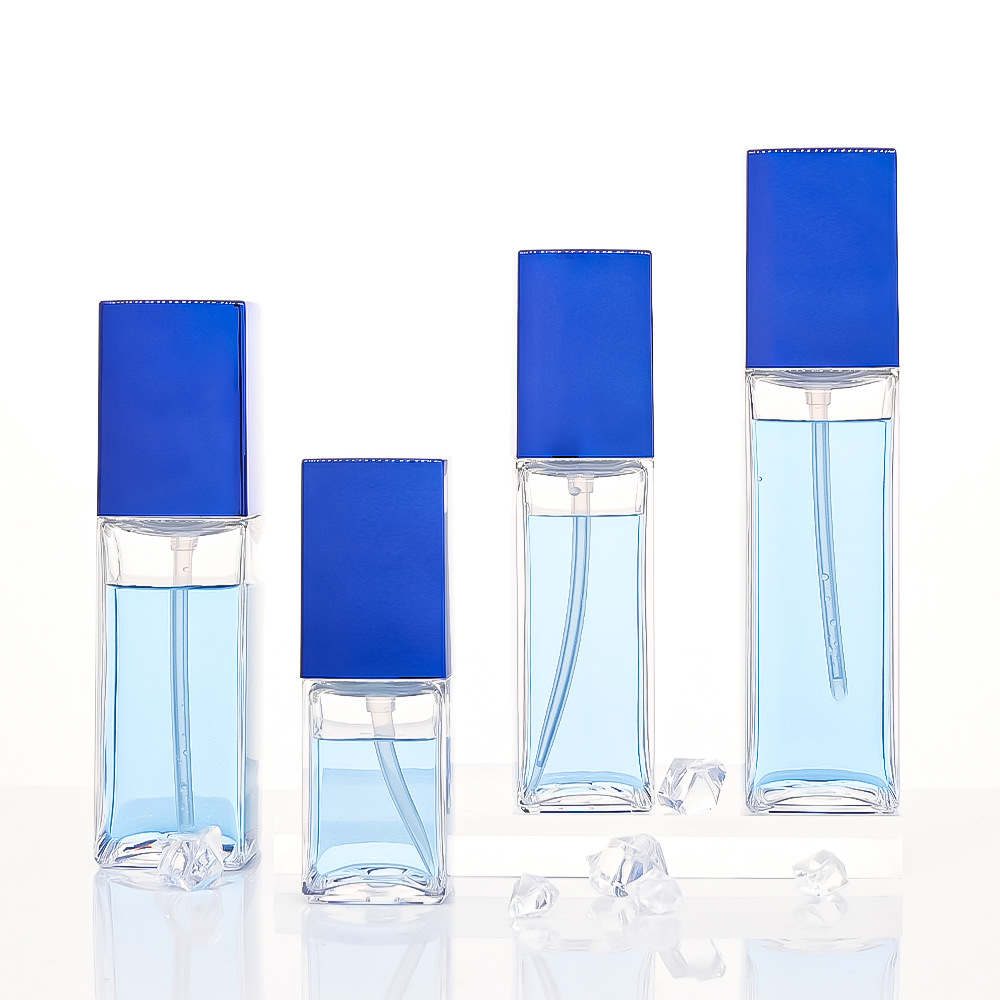 PETG塑料四方厚壁瓶精华乳液瓶  30/60/80/100/120ml精油喷雾瓶子