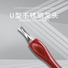 Manufacturer wholesale nail dead skin pick, nail tools stainless steel dead skin scraper, dead skin removal nail file