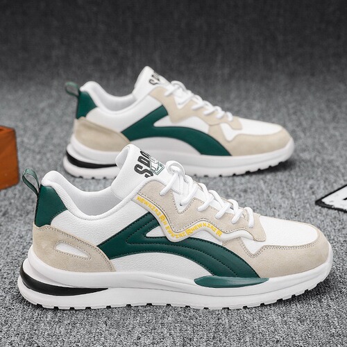 White shoes for men, spring, versatile, breathable, sports, versatile, trendy sneakers for boys, trendy shoes, casual shoes, shoes for men