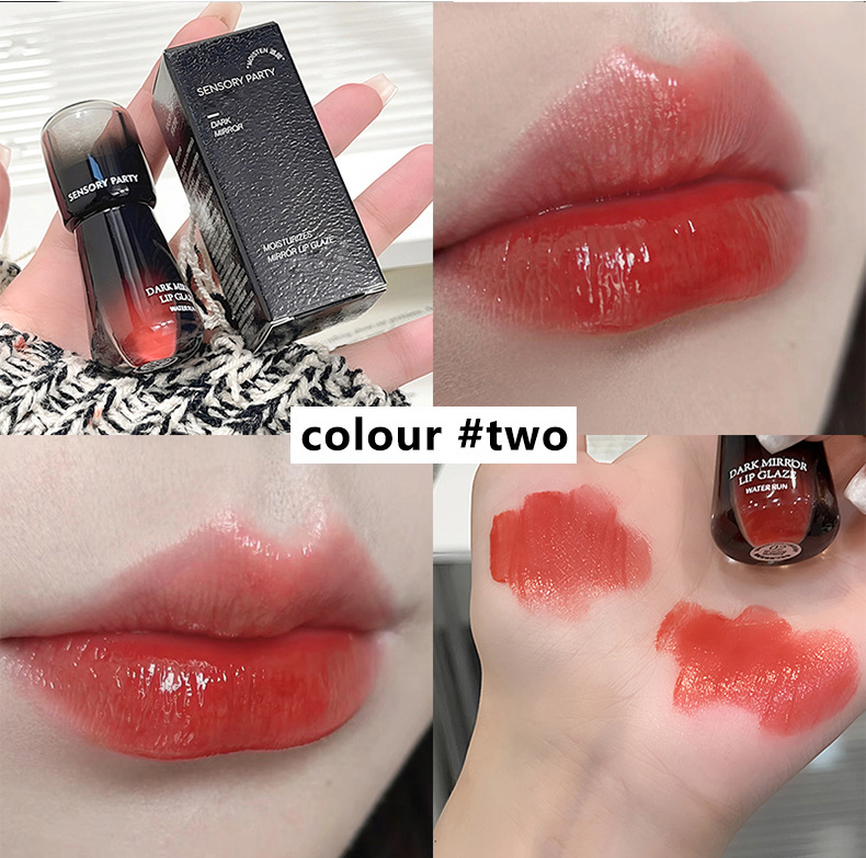 Sensory Party Dark Mirror Moisturizing Mirror Lip gloss, affordable student makeup lipstick, lip cosmetics wholesale Item Picture