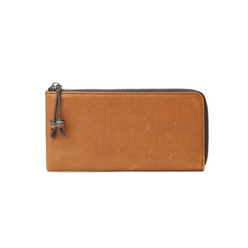 Men's retro vegetable-tanned first-layer cowhide long zipper wallet large-capacity clutch youth wallet student wallet