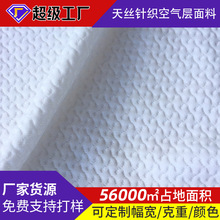 厂家记忆枕乳胶枕套面料夹丝纬编床垫用品家纺天丝针织空气层面料