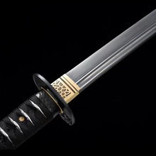 龙泉市刀剑小乌丸锰钢手工锻打一体长刀日式指挥刀宝剑兵器未开刃