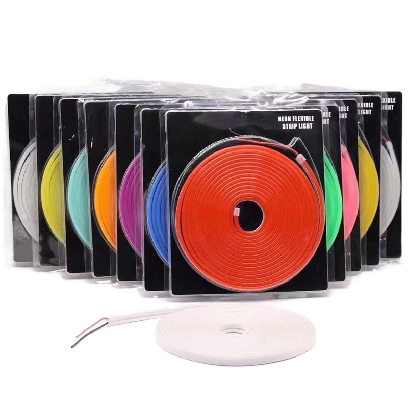 Led2835 лампа с гибким неоновым цветным шатром для наружного низкого давления водонепроницаемая мягкая световая полоса декоративный набор освещения