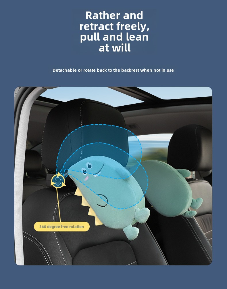 Auto peatoe kaelapadi laste auto magamisast reguleeritav autoistme padi auto tagumine magamispadi_voghion.com