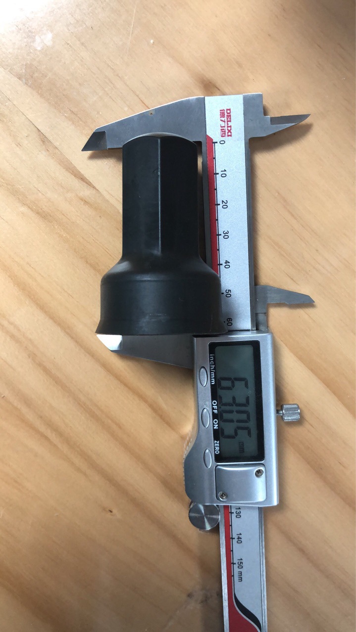 内丝扣保护帽 地脚螺栓螺母保护罩 M20X60毫米 内丝扣防腐帽