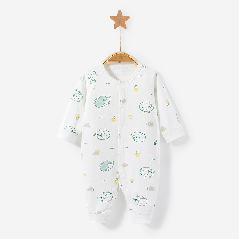 Mono para bebé para primavera, otoño e invierno, ropa de dormir de algodón para recién nacido, ropa cálida unisex para otoño, pelele, traje para gatear, ropa de bebé.