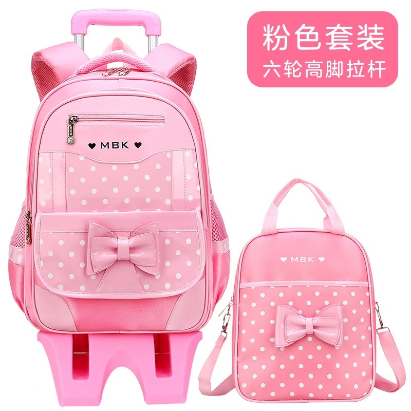 Nuevo punto de onda de la mochila de tirón para niños estudiantes de primaria 1 - 3 - 6 grados 6 - 9 - 12 años de edad mochila de hombro de gran capacidad