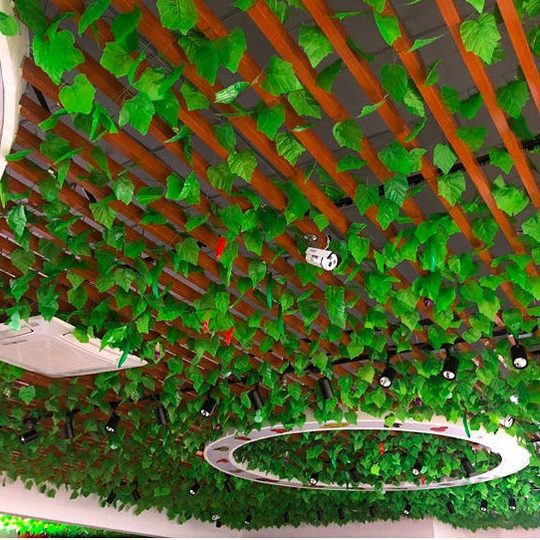 Simulation Rattan Fake Flower Grape Sweet Grape Vine Creeper Ivy Leaves Entwined Flower Vine Amazon Cross Border