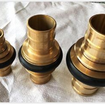 厂家直发内扣式消防全铜接口 DN65内扣式铝制消防接扣CCS船检