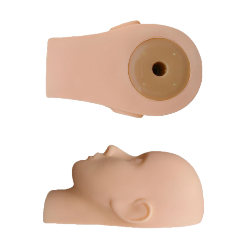 Cabeza de pestañas molde injerto pestañas molde de silicona cabeza plantación Cierre de pestañas cabeza molde salón de belleza maquillaje práctica herramienta