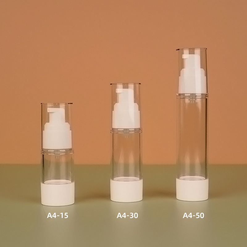 15mlPET塑料瓶 30ML透明化妆品按压泵头分装瓶 50ml真空乳液瓶