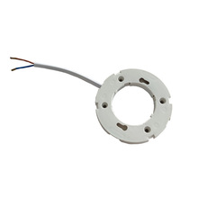 LED GX53灯座 线长10CM高品质黑白色底座带线 阻燃V0级PC塑料灯座
