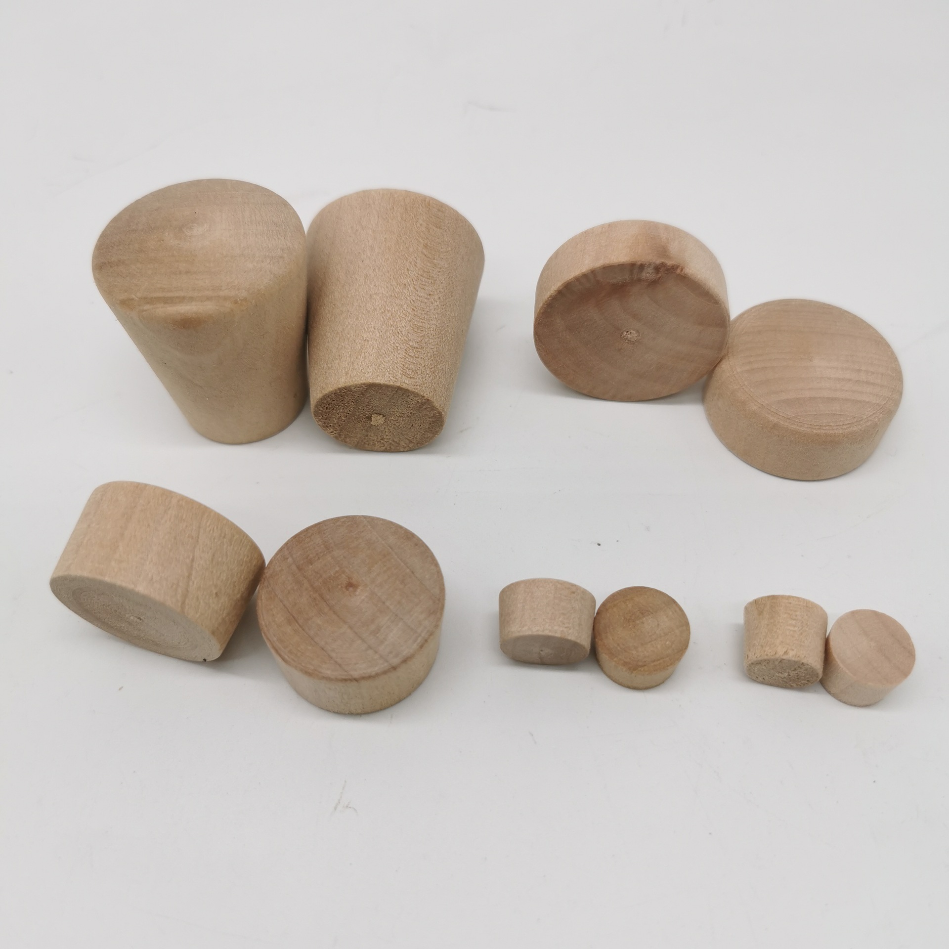 Fábrica al por mayor cónico corcho agujero de madera tapón de madera grano tornillo agujero cubierta de madera tapón de madera accesorios de muebles image 6