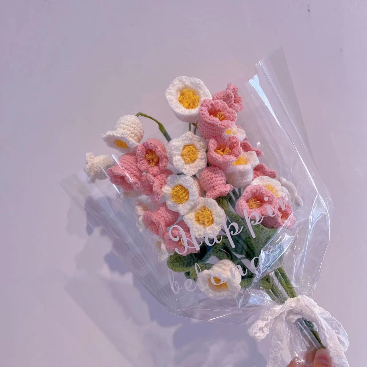 40g Weight Imitation plants, Crochet Flowers Home Textiles & Decor Type Sweet Flower Combed Cotton Imitation Plants Crochet Flowers Artificial Flowers