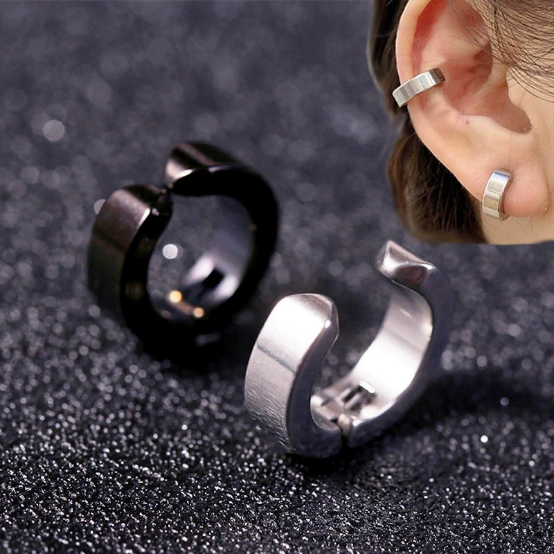Magnetic Ear Clip (No Piercing), Fashion Clip-On Earring, Lightweight 11 g, Multiple Styles