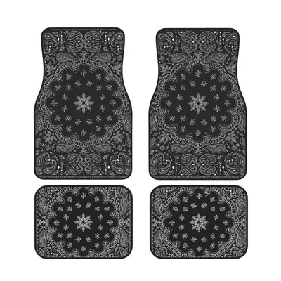 Avtomobil döşəmə paspasları — Floor Mats Four-Piece Set for Driver - new-car-floor-mats-31-4565cm-front-row-two-pieces