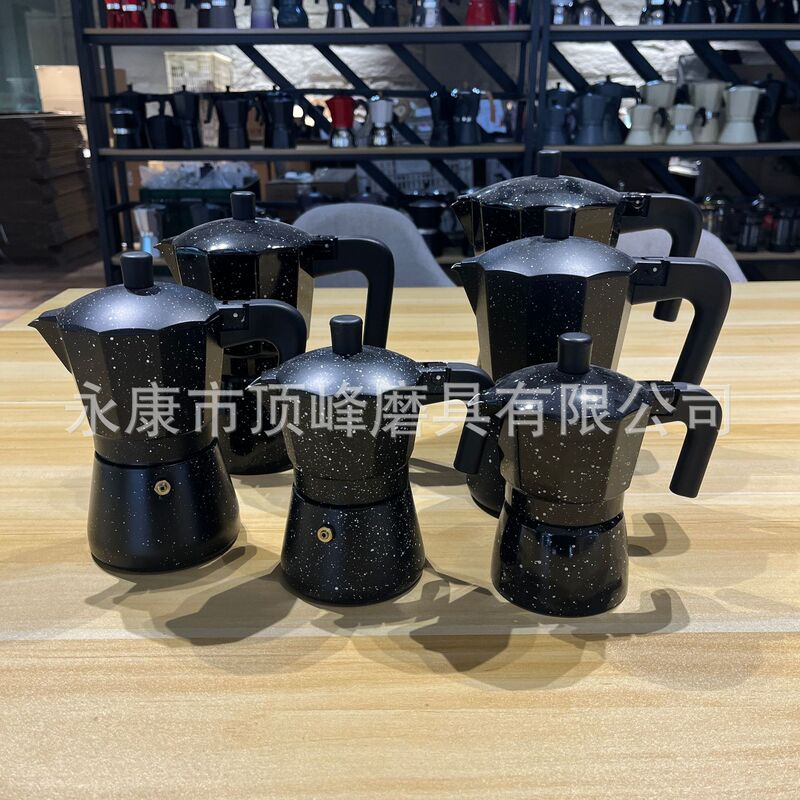 Cross-Border In-Stock Items: Induction Moka Pot, Stovetop Coffee Pot, Italian Espresso Coffee Pot