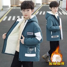 男童外套秋冬季2025新款洋气中大儿童装春秋风衣加绒加厚男孩衣服