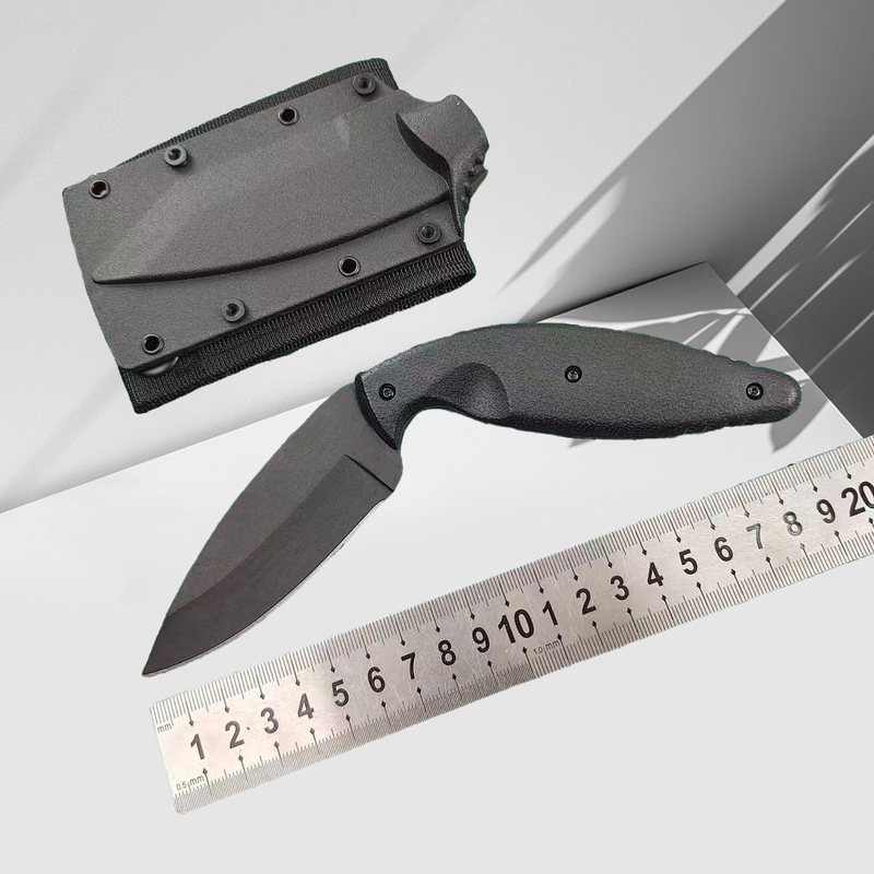 Kaba 1482 Tactical K Sheath Claw Knife Outdoor Survival Straight Knife Portable Self-Defense Steel Wood-Cutting Tactical Self-Defense