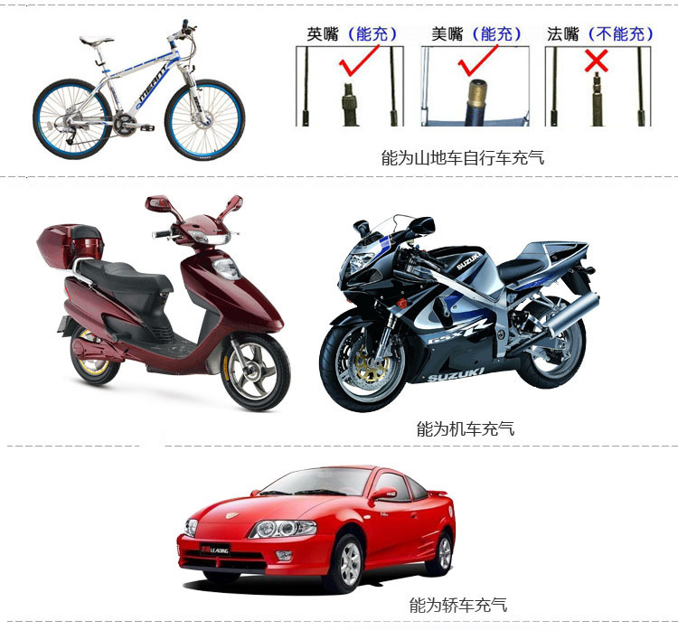 Multifunctional pedal car air pump foot pump high pressure low pressure car bicycle motorcycle basketball