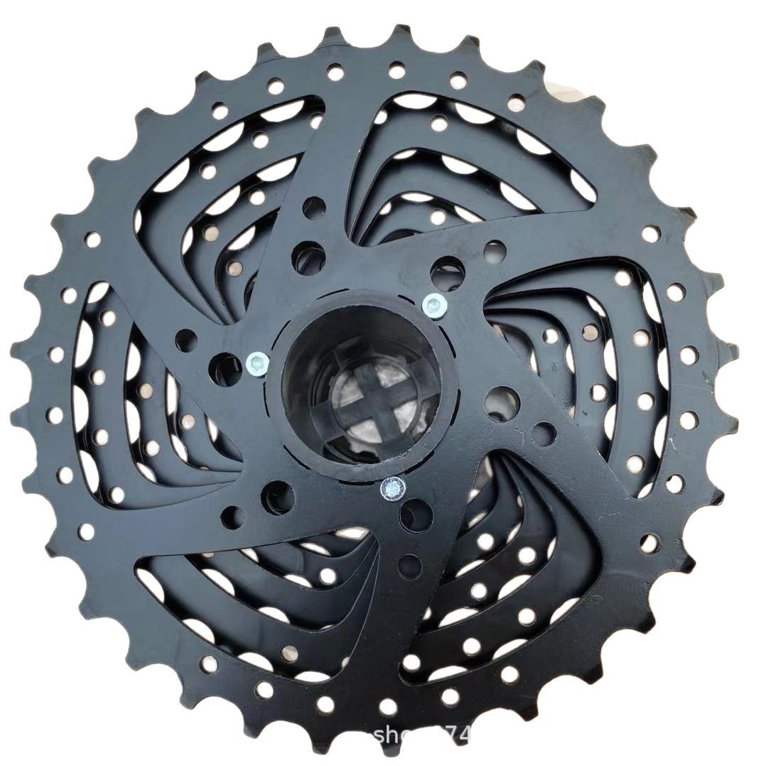 Volante de cassette de bicicleta de montaña/volante de bicicleta de 8 velocidades/rueda de torre de 24 velocidades/volante de cassette de 8 velocidades negro/Accesorios