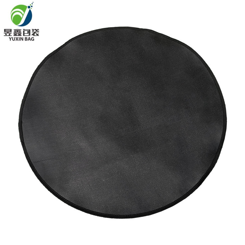 36 pulgadas negro redondo estera ignífuga fuego olla estera de la barbacoa estera de silicona líquida recubierto de fuego estera fábrica al por mayor