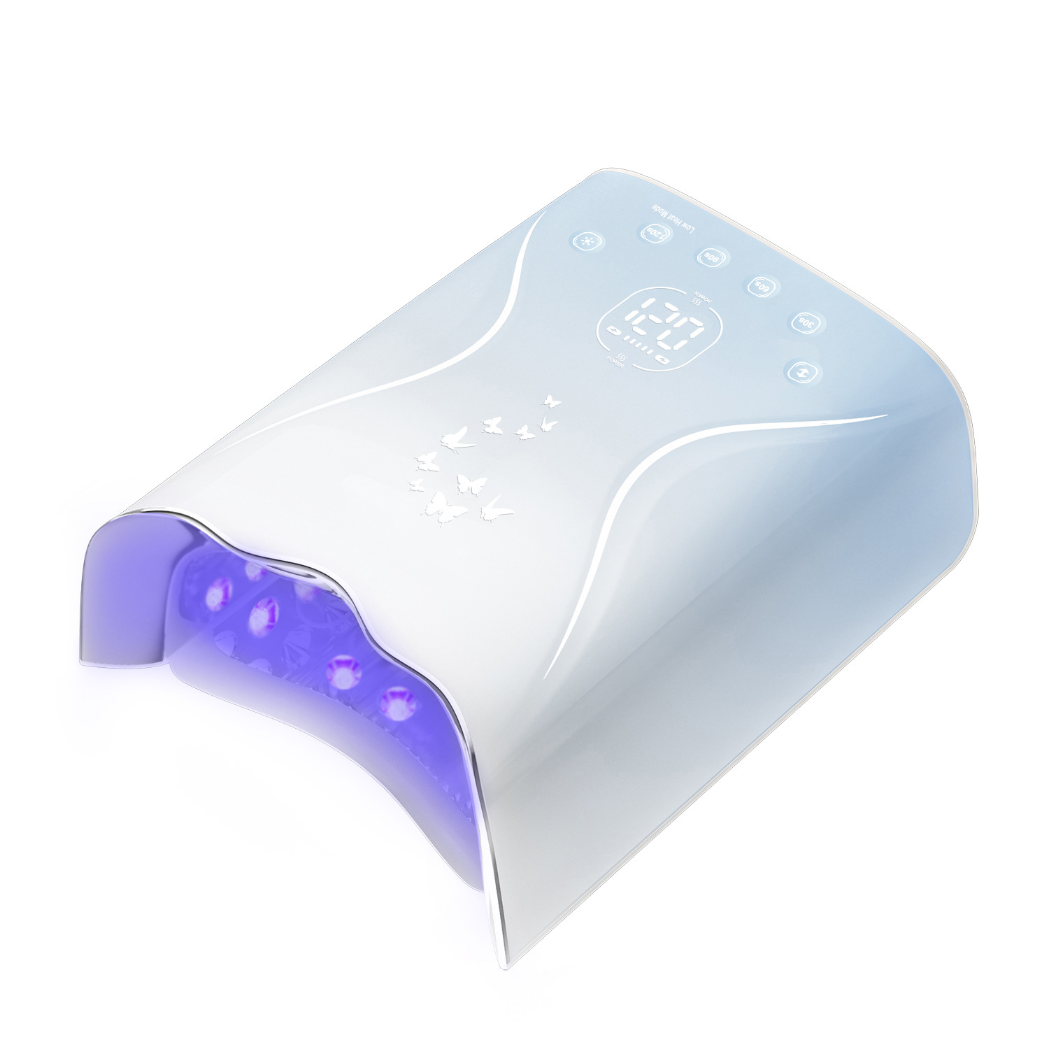 Nueva amoladora de uñas de almacenamiento de energía transfronteriza, herramienta de limpieza de armadura silenciosa sin escobillas profesional de alta velocidad, serie de mariposas explosivas