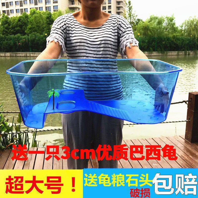カメ飼育用収納ボックス、家庭用増粘プラスチックペットカメ飼育容器、爬虫類台、日光浴台、カメポット|undefined