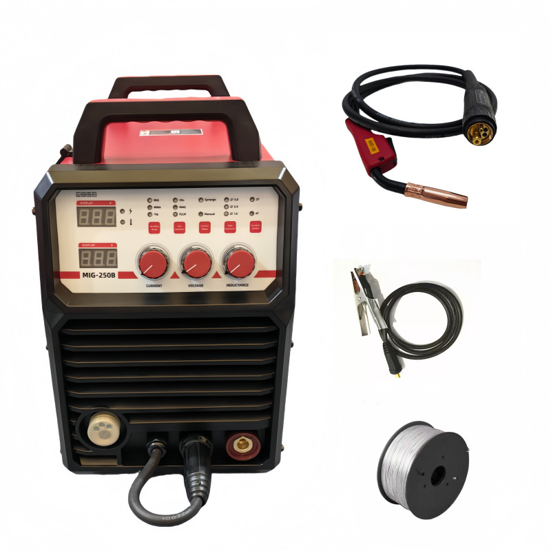 MIG-250无气二保焊机便携式小型一体气保焊机逆变数字化气保焊机