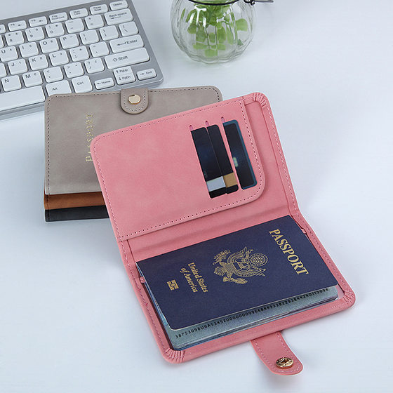 Factory Direct Spot New Passamlet Holder Convenient Multi-function ID Holder PU Material Storage Travel Passbook Bag