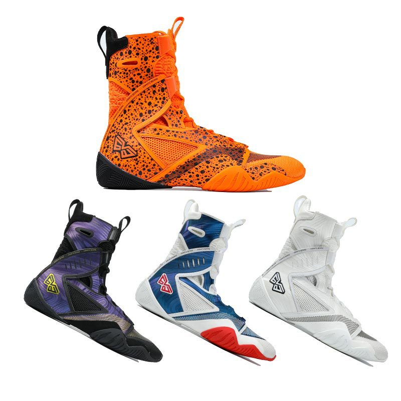 High-Top Boxing Shoes Competition Training Men's Wrestling Shoes Fighting Fighting Sanda Fitness Squat Shoes Boxing Shoes