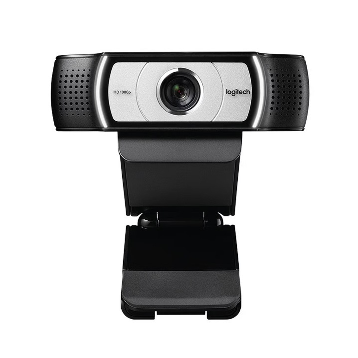 Logitech C930c computer webcam, 1080P, for online classes, live streaming, and video conferencing