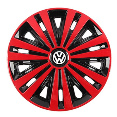 Hub cover, Volkswagen new and old Jetta - boutique-14-inch-k7-red-and-black