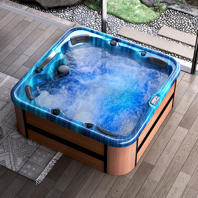 KERIKON surfing jacuzzi inteligente termostático calentamiento al aire libre spa piscina acrílica spa bañera doméstica
