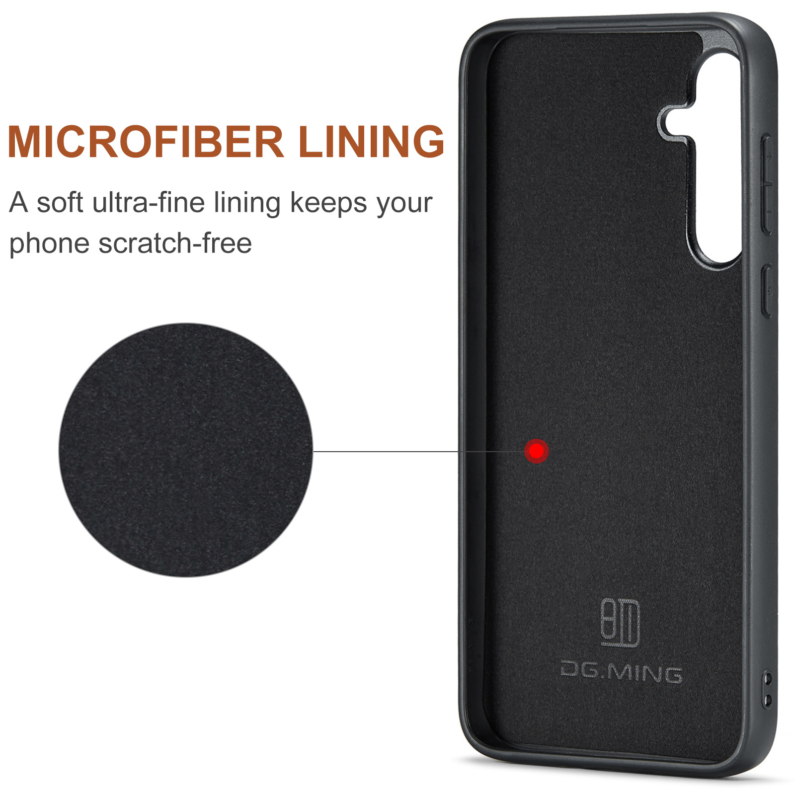 M1 per Samsung S23 FE custodia protettiva in pelle con portafoglio magnetico diviso e resistente S23 custodia per telefono con portafoglio magnetico due in uno_voghion.com