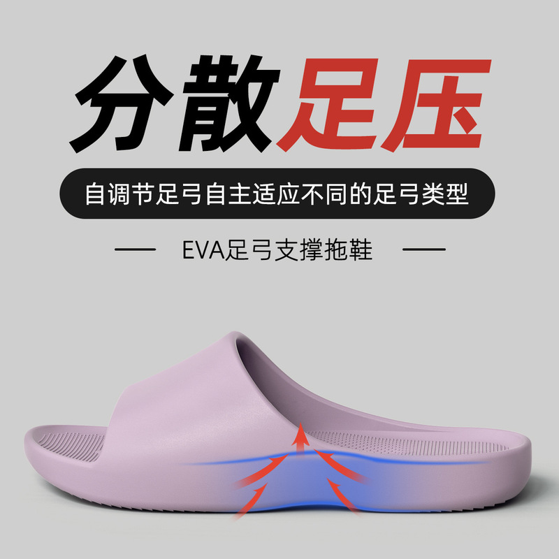 ジェリア アーチサポートスリッパ メンズ 夏 2025年新作 室内用 家庭用 滑り止め 浴室用 シャワー用 EVAサンダル レディース|undefined