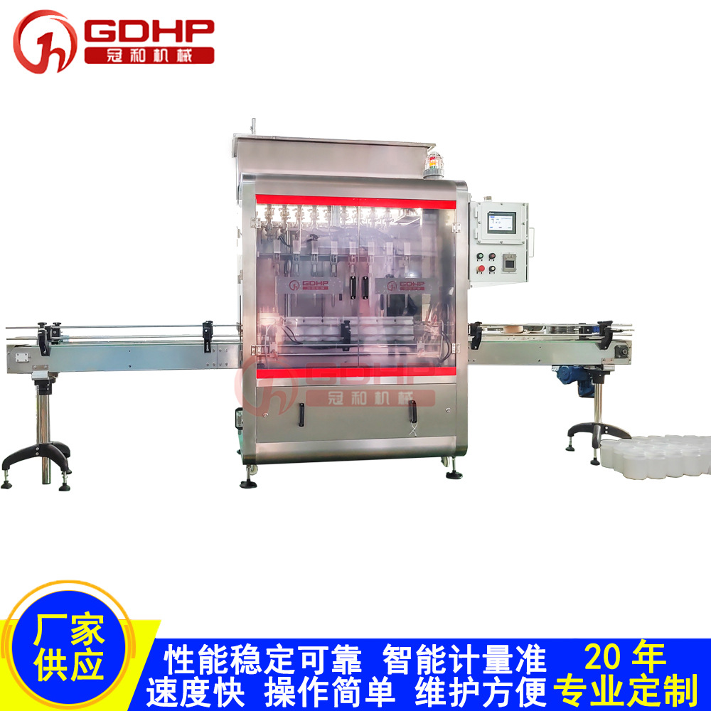 全自动桶装湿巾灌装机消毒酒精液体自流式灌装旋盖贴标生产线