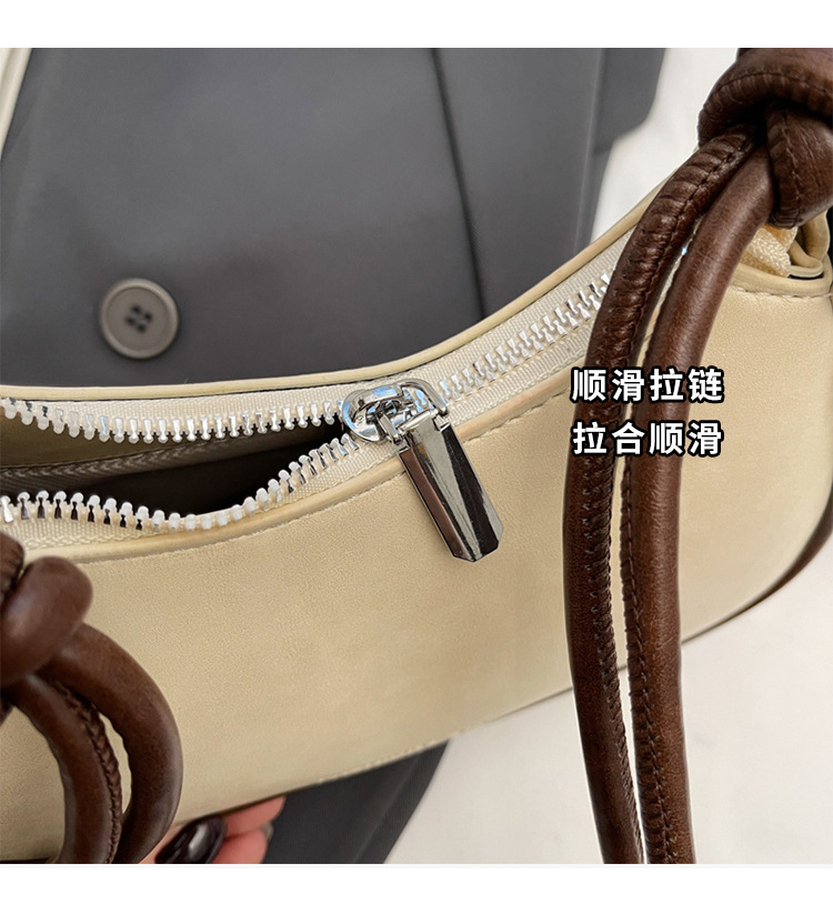 French niche quality handbag, women's bag, Spring 2025 new underarm bag, simple and versatile commuter crossbody bag Application Scenario