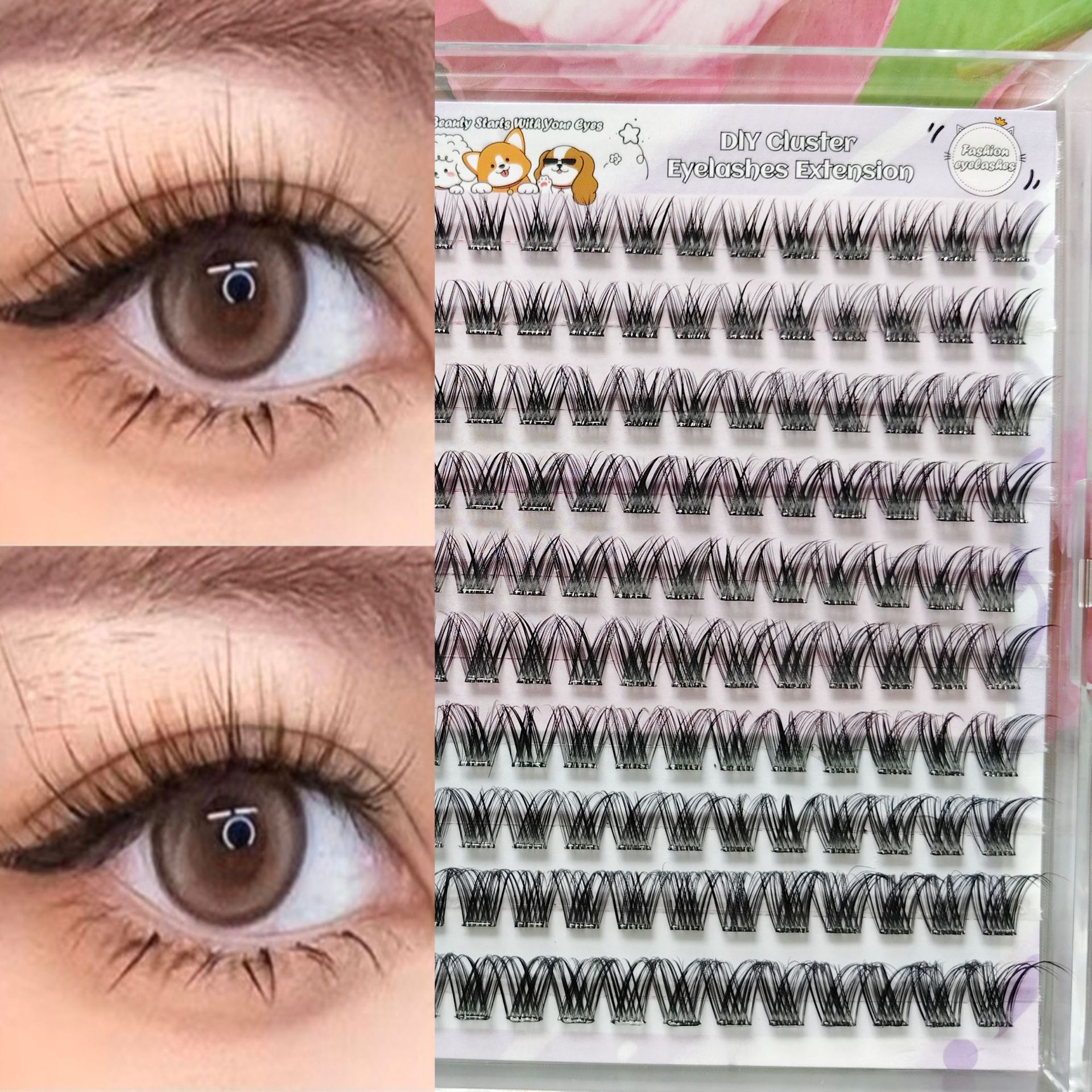 Las pestañas falsas transfronterizas proporcionan pestañas falsas de gran capacidad sin pegamento.