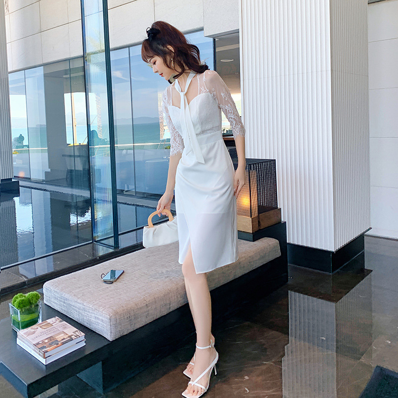B8278 1050K VÁY ĐẦM LIỀN THÂN NỮ CHOTDNG SEXY DÁNG ÔM BODY GỢI CẢM SEXY MÙA HÈ THỜI TRANG NỮ REN G03 SẢN PHẨM MỚI