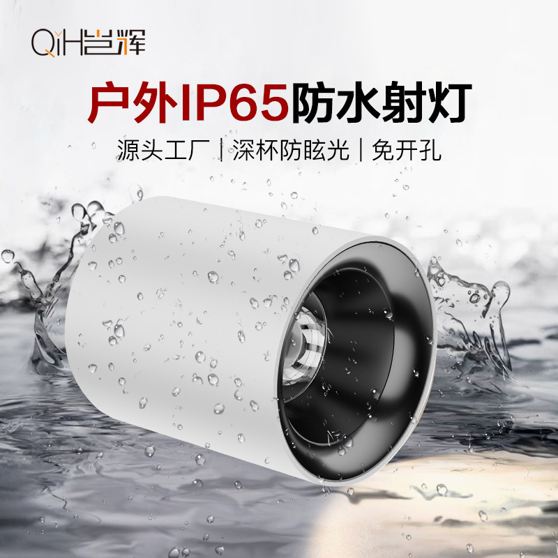 LED luz de techo impermeable al aire libre baño hogar baño techo tienda al aire libre cob luz de techo de techo