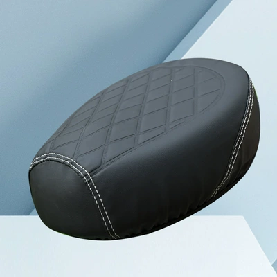 Electric Vehicle Round Head Seat Cover, Waterproof and Sun-Proof, Yadi Aima Tailg Four-Season Wear-Resistant Thickened Seat Cover (Electric car cushion) - black-front-seat-covers
