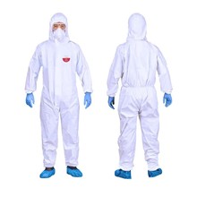 锐亚T5-200标准型白色连体带帽防护服防静电实验室喷漆制药无尘