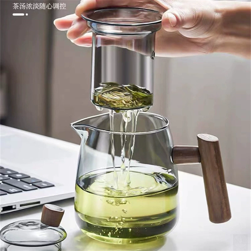 Glass teapot for home use for office, tea, set