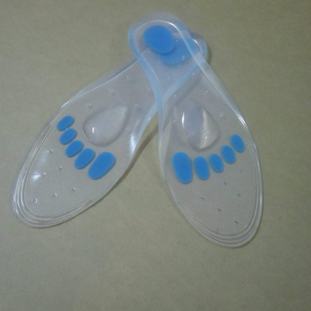 Pure Silicone For Flat Feet Correction, Heel Spur, Forefoot Pain, And Arch Support Insoles_voghion.com