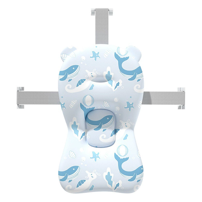 Детский Коврик для ванны регулируемый Противоскользящий детский коврик для ванной подвесной коврик для ванной сетка Новорожденный ребенок для ванны лежа