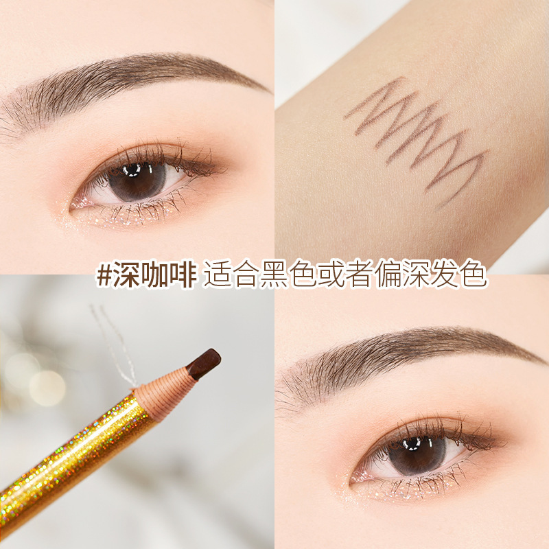 Lápiz de cejas con cable láser Hengsi, impermeable y a prueba de sudor, sin dejar de color, maquillaje de belleza, lápiz de cejas al por mayor, celebridades de Internet del mismo estilo image 7