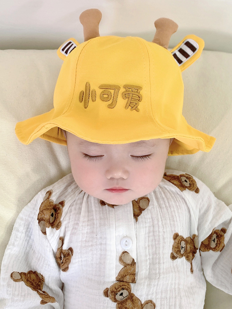 Infant Hat Spring and Autumn Season Thin Model Baby Toddler Fisherman Hat Cute Super Cute Bucket Hat Baby Sun Hat 6 Months 1