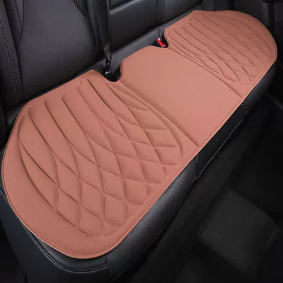 imitation latex sponge, single-piece car pad, Seat cushion, seat cover - cayenne-brown-rear-seat